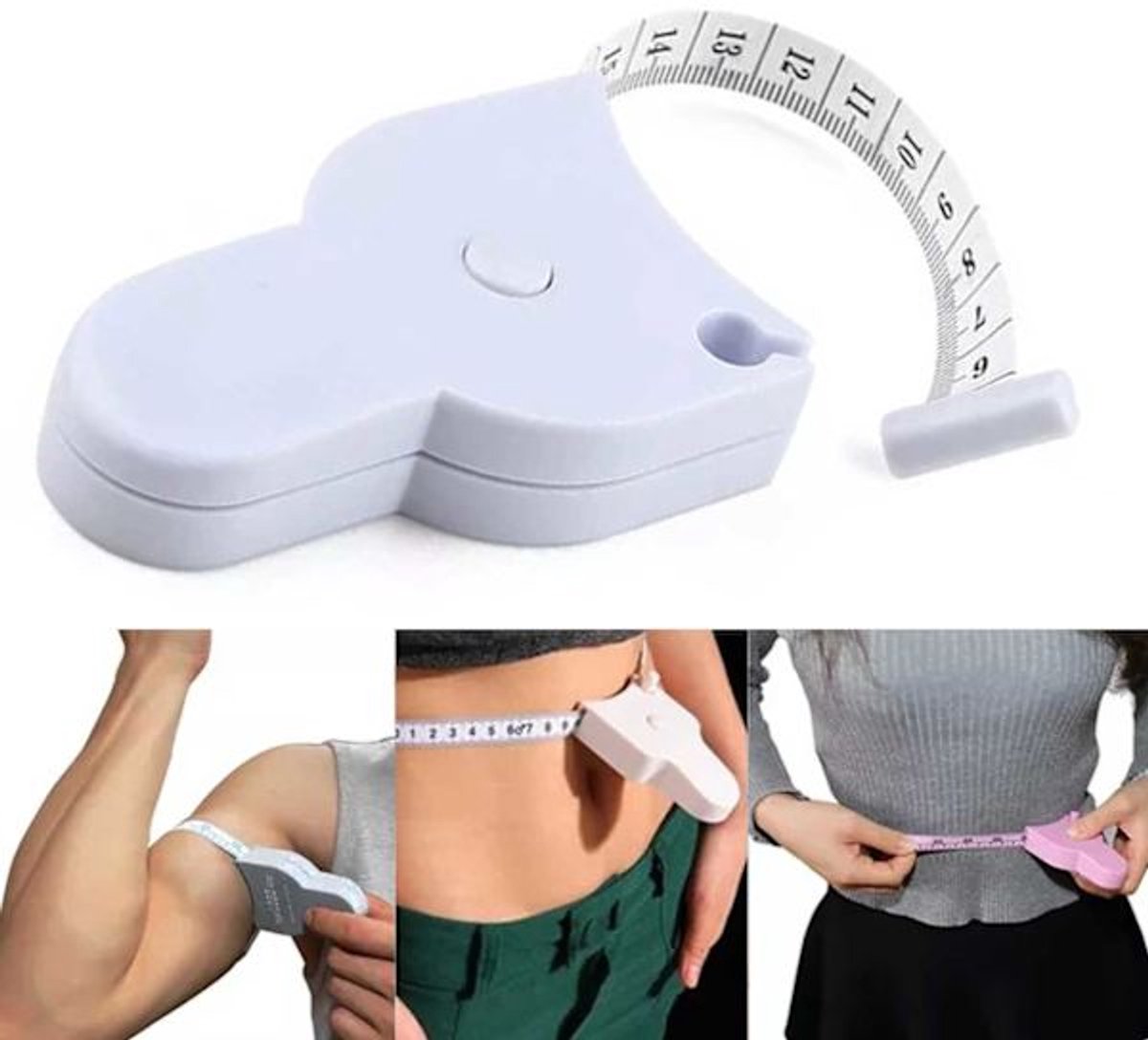 Measuring tape - for clothing and body measurements - centimetres and inches