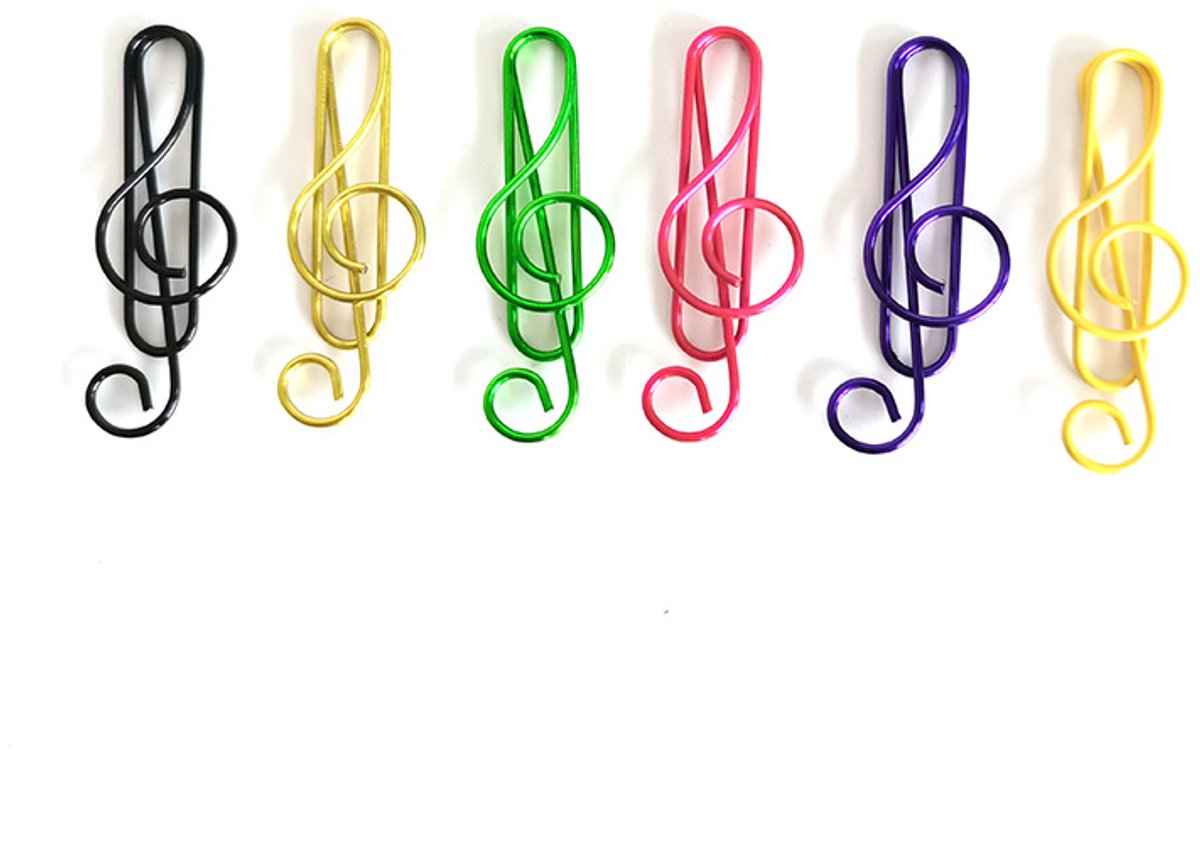 Paperclips - Note Shape - Metal Paperclips - Office Supplies