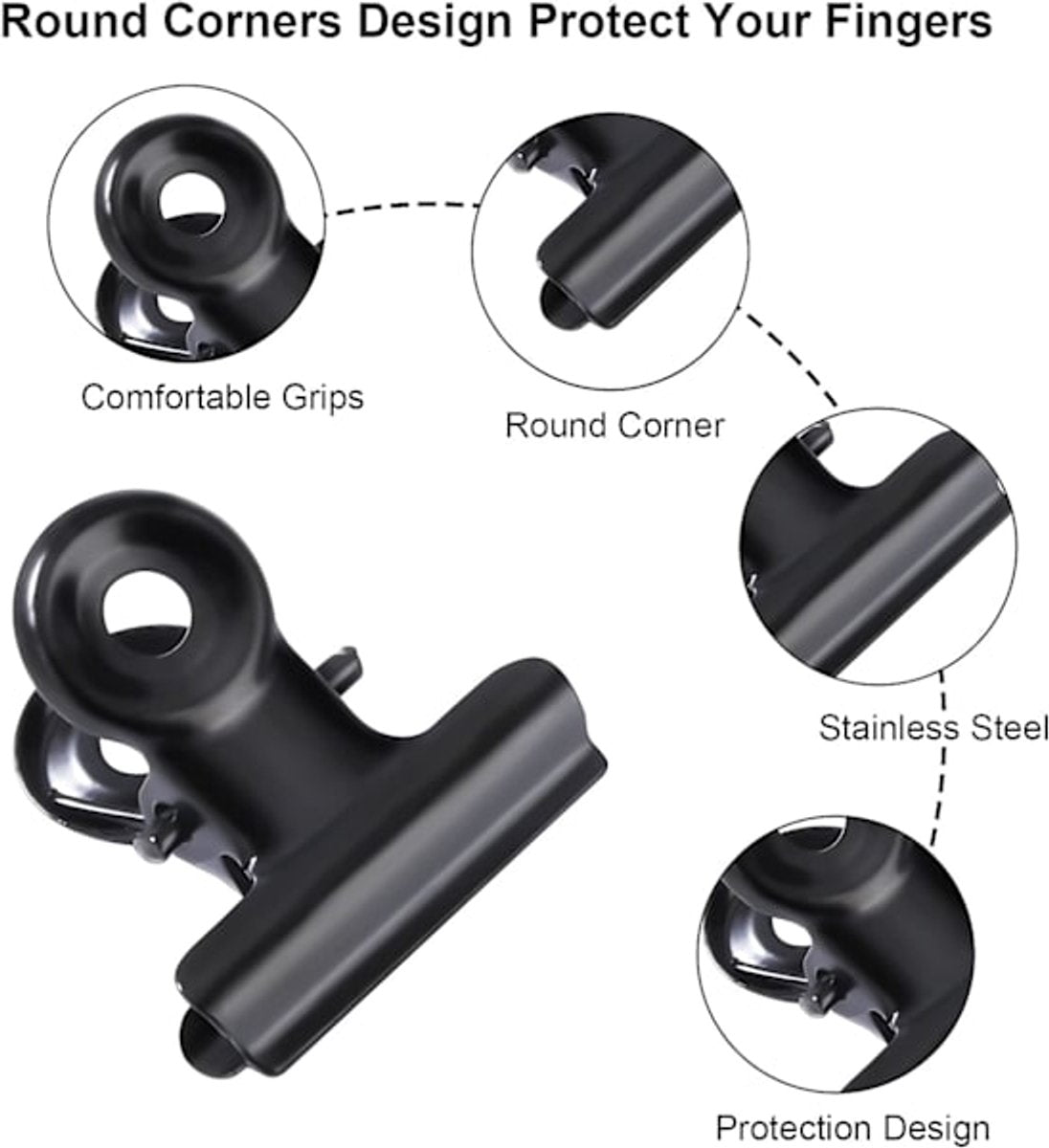 Metal Clip - Office Supplies - Paper - Receipt - Label