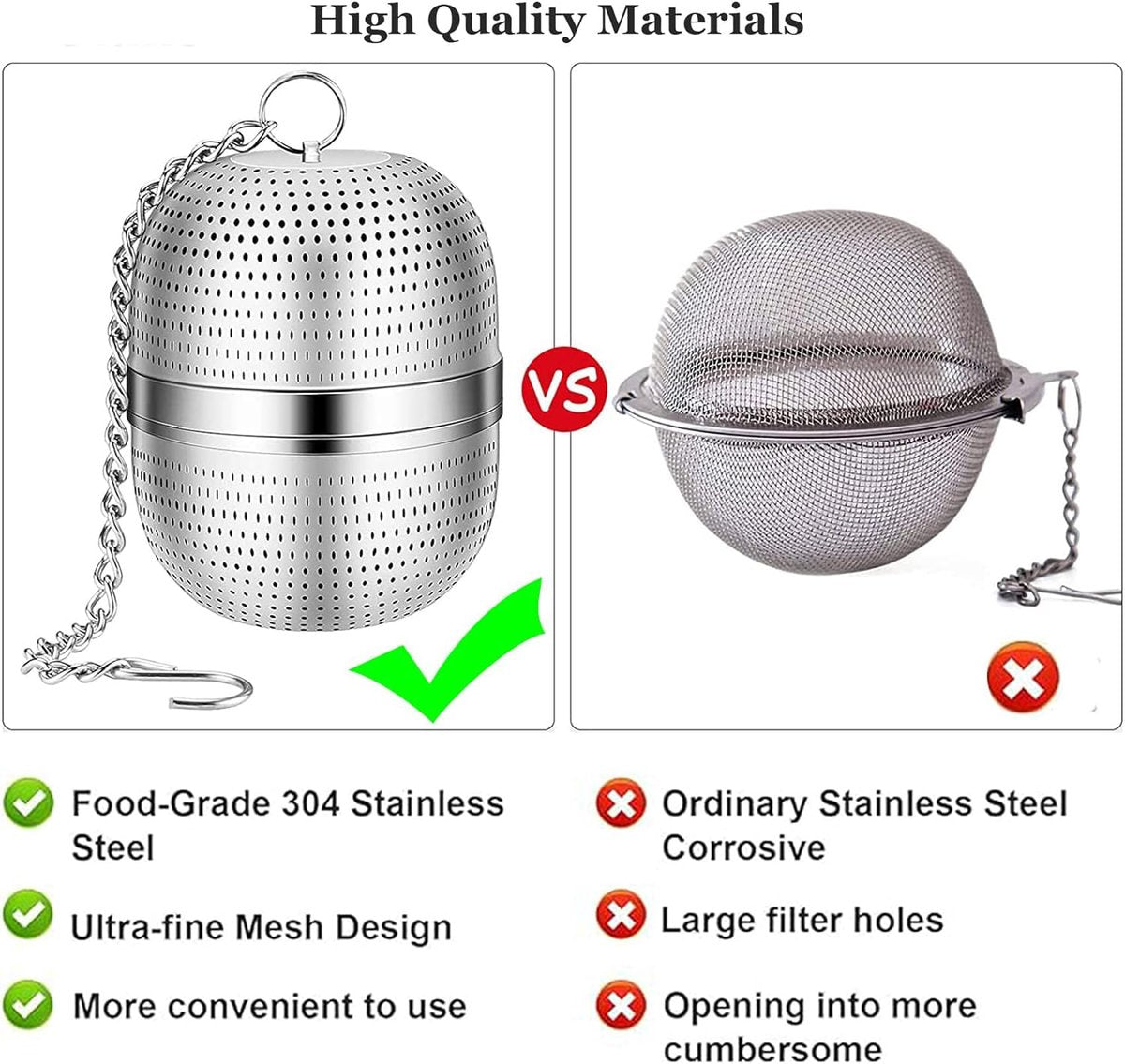 Tea strainer made of stainless steel - Tea filter