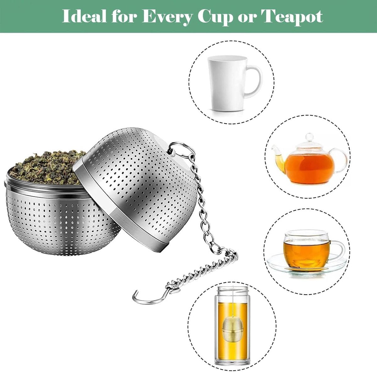 Tea strainer made of stainless steel - Tea filter