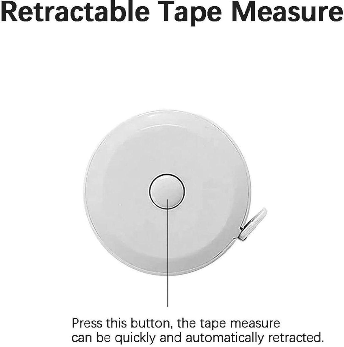 Measuring Tape - 3-Pack - Extendable Measuring Tape - Double-Sided Flexible