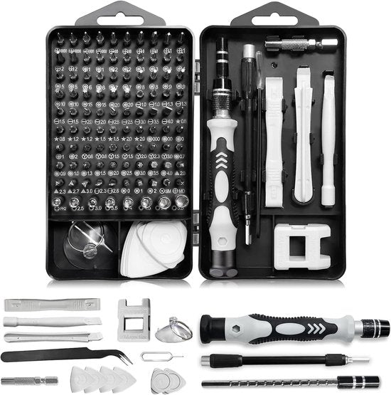 115-Piece Precision Screwdriver Set - Magnetic for Phone, Laptop
