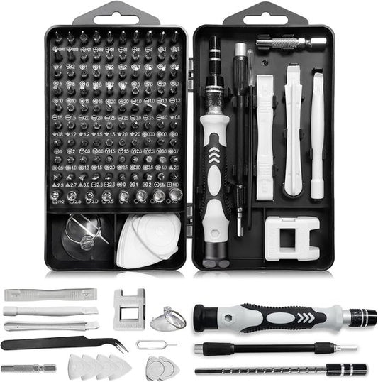 115-Piece Precision Screwdriver Set - Magnetic for Phone, Laptop