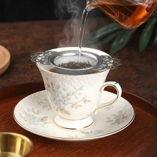 Tea Strainer - 2-piece set - Stainless steel tea infuser