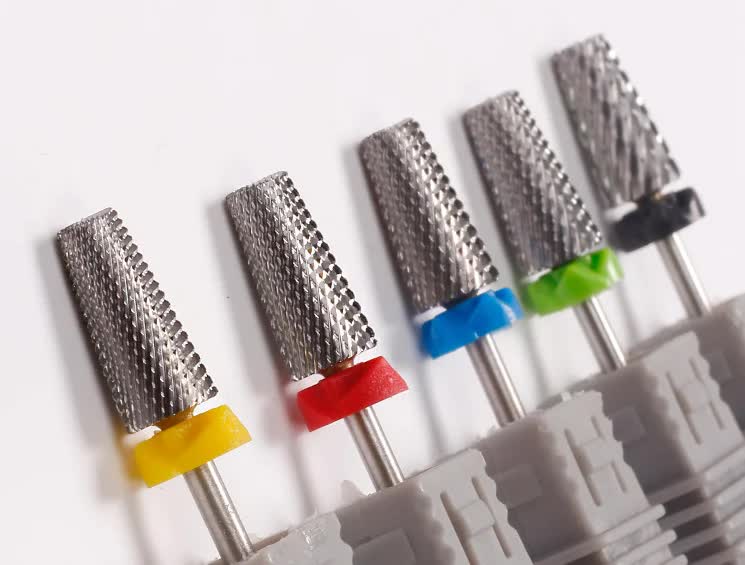 5-in-1 Nail Cutter Bit – Coated Tungsten Grinding Head – for Manicure and Pedicure 1 piece F