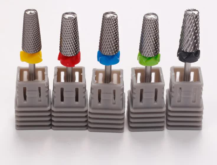 5-in-1 Nail Cutter Bit – Coated Tungsten Grinding Head – for Manicure and Pedicure 1 piece XC