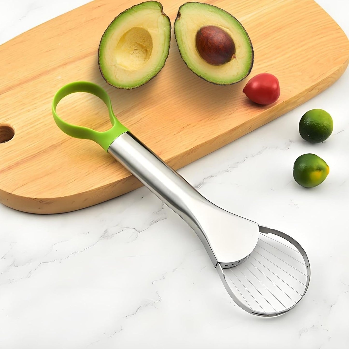 Avocado Slicer – 3-in-1 Avocado Cutting and Pitting Tool