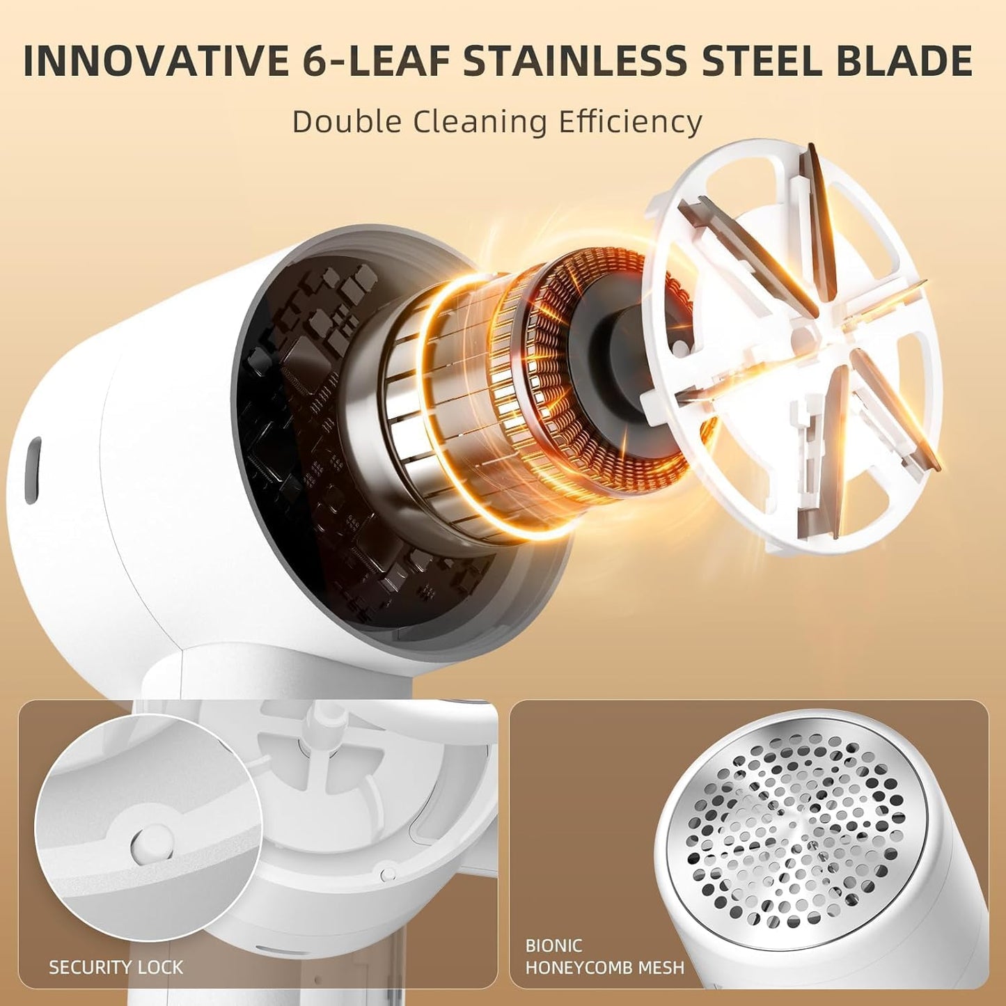 Electric Lint Remover - Rechargeable Lint Shaver - With LED Display