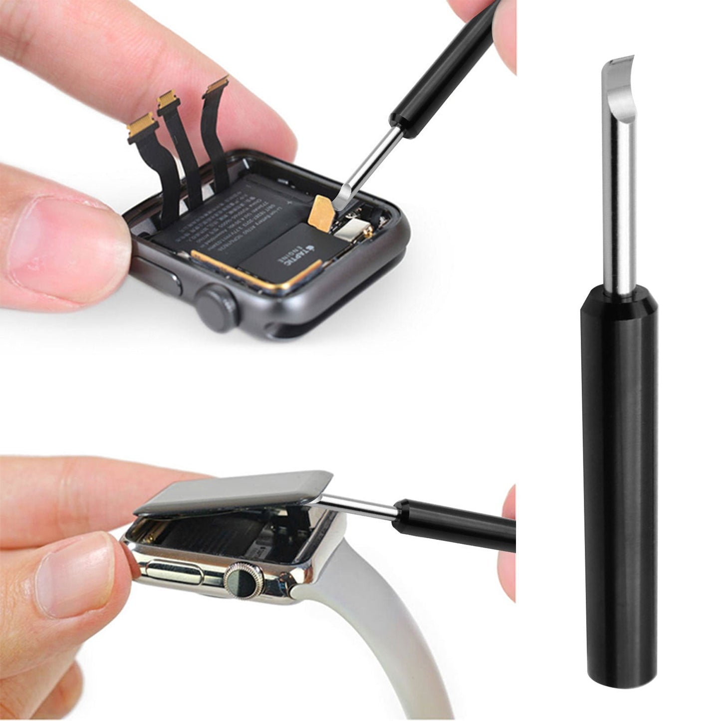Pry Remover Battery Watches Cover Tools Stick Case Opener Watch Back Tools & Home Improvement Silver