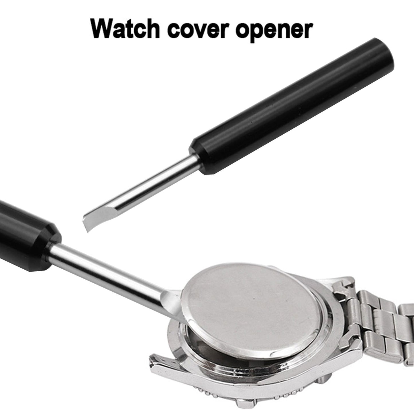 Pry Remover Battery Watches Cover Tools Stick Case Opener Watch Back Tools & Home Improvement Silver