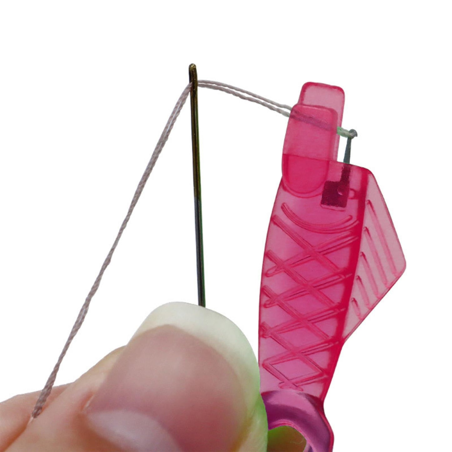 JWDX Needle and Thread Kit! Fish Mouth Sewing Machine Needle Threader 2024 New Automatic Sewing Needle Threader Fish Type Needle Threader Upgrade Quick Sewing Machine Loop Easy Selfthread K