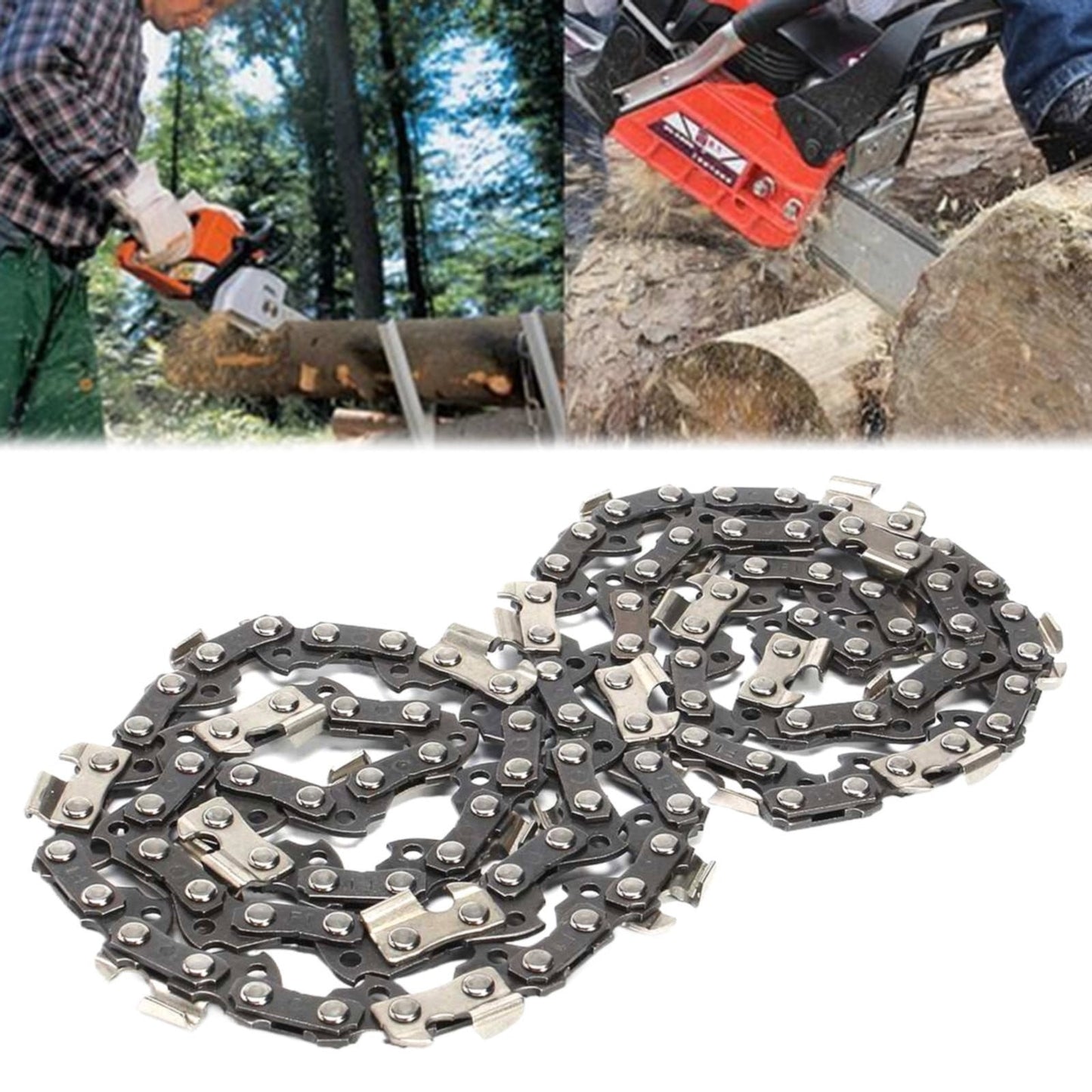 20 Inch Felling High Branch Saw Chain JWDX, a Bag of Chains 20 Inch Chain 76 Replacement Mill Chain One Size Black