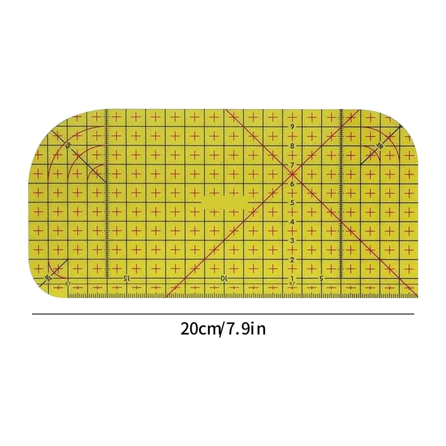 Ironing Ruler JWDX, 1*Ironing Ruler Hot Ironing Ruler Hot Ironing Measuring Ruler Patchwork Tools for Clothing Makin One Size Yellow