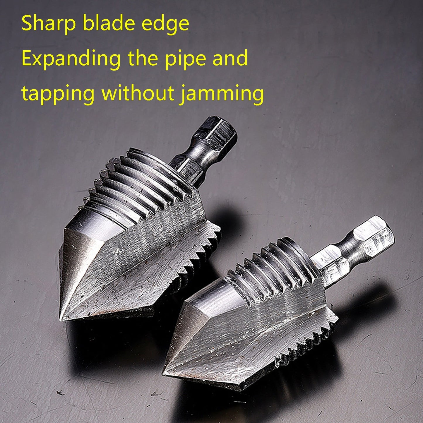 Combination Drilling Tap and Tap Drill Bit Set C JWDX, Combination Drill Tap & Tap Bit Set Screw Tapping Bit Tool for Drilling Tapping Countersinking Pipe Repair 7*4*4 E