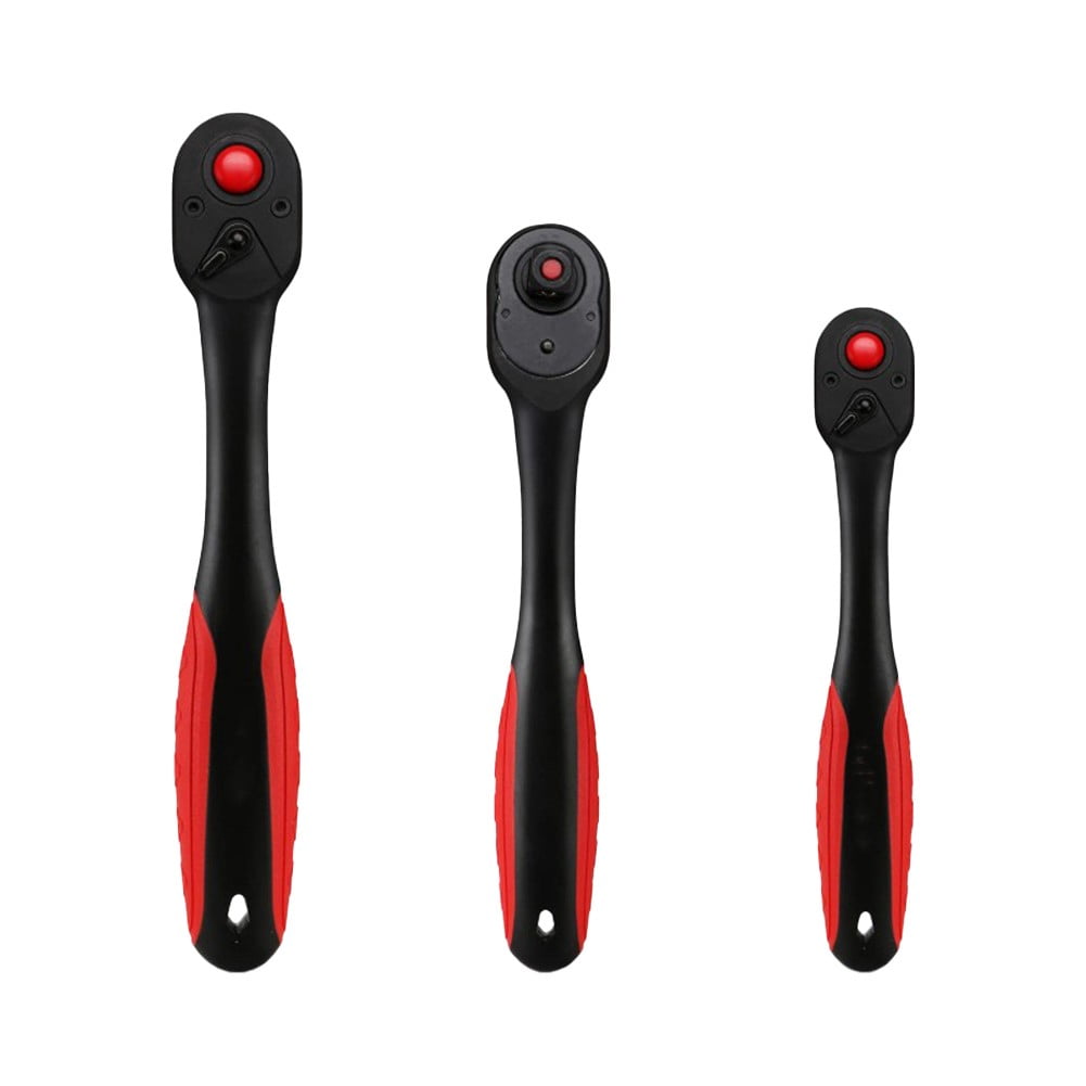 72 Tooth Ratchet Wrench Driver Quick-Release Socket Wrench 9.5Mm Fangkenuo 3Pcs