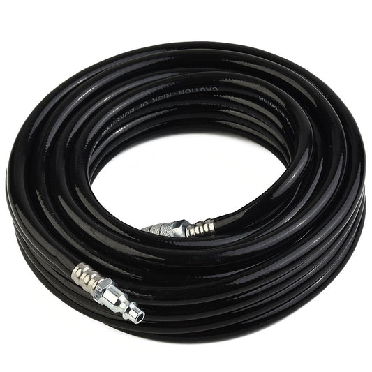 Air Compressor Hose 24.6Ft Pvc Pneumatic Accessories With Quick Connect Air Hose