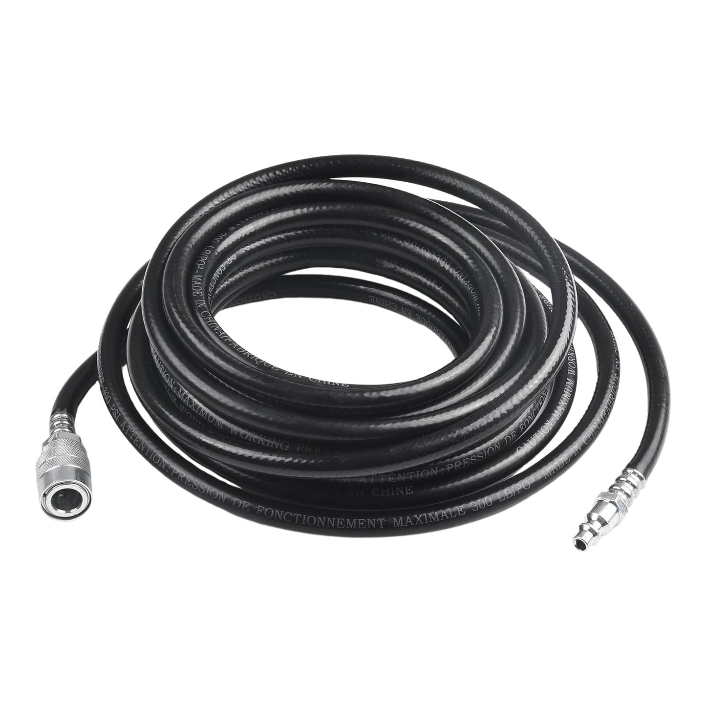 Air Compressor Hose 24.6Ft Pvc Pneumatic Accessories With Quick Connect Air Hose