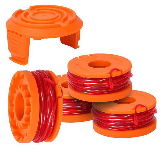 4/8Pack for Worx Wa0010 Replacement Spool Line Grass Trimmer Edger