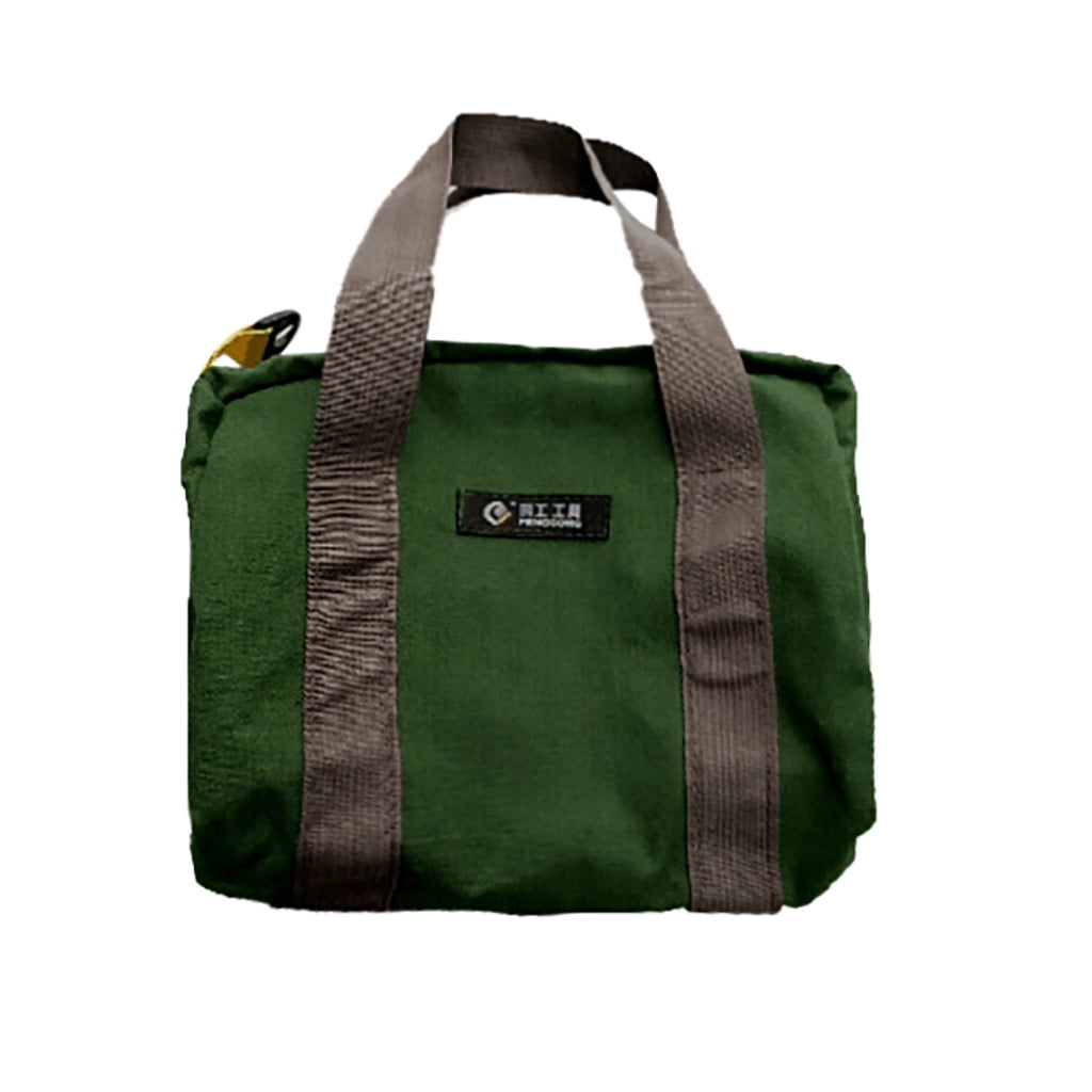 1 Pack Tool Bag for Men with Waterproof Hard Bottom, Mechanics Tool Bag