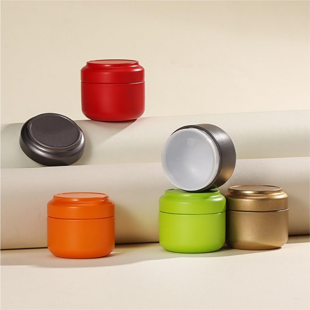 Tea Box - Portable Mini Tea Caddy, Large Tea Storage Container