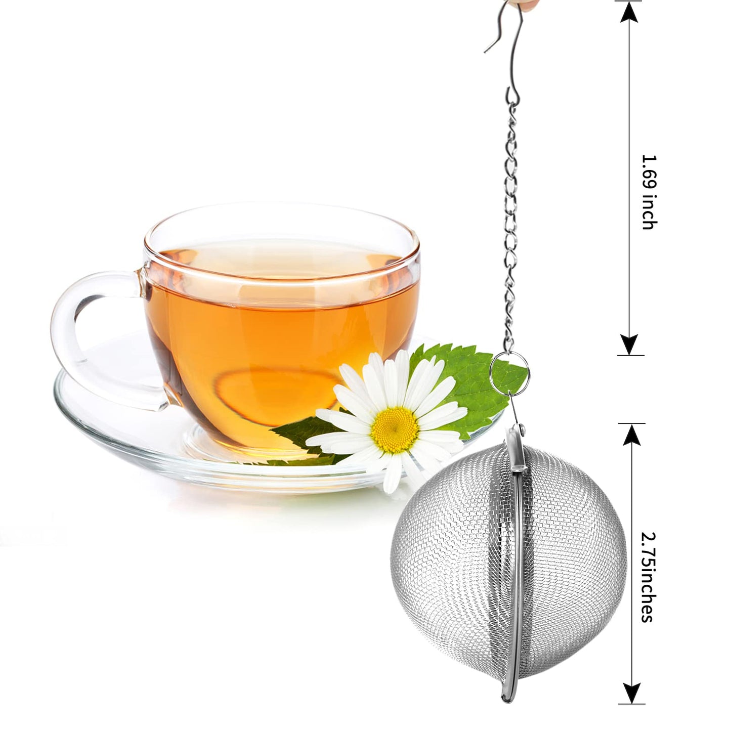 Stainless Steel Tea Egg - Loose Tea Filter - Tea Strainer