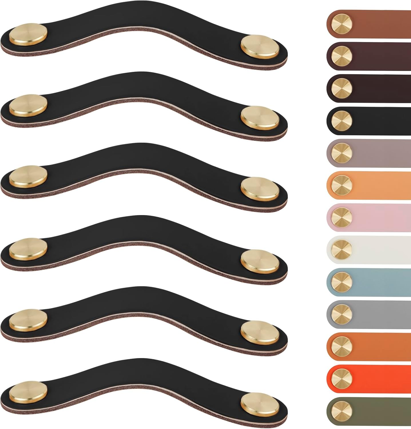 Leather Handles - Furniture Handles - Kitchen Handles - Door Handles
