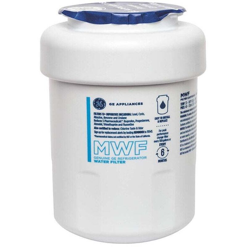 1 Pack GE MWF Refrigerator Water Filter Compatible with GE MWF