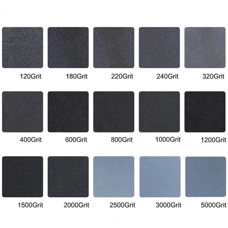 10 Pcs 2000 Grit Sandpaper Dry or Wet Abrasive Sheets, 9 x 3.6 in
