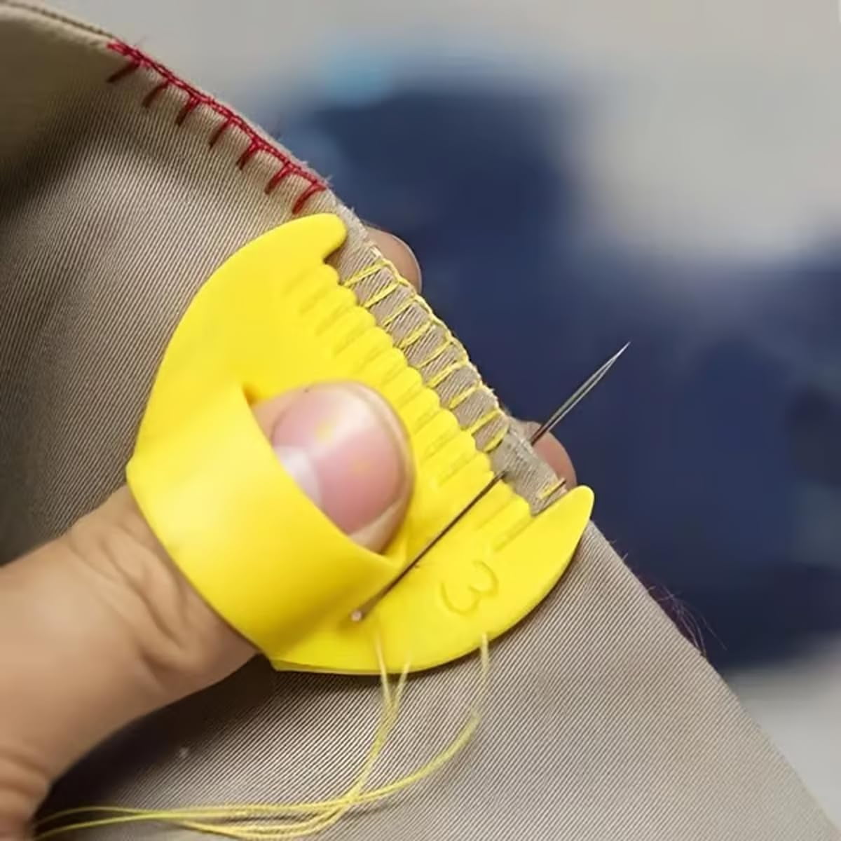 GlobaShun Edge Sewing Lockranding Tool, Edge Stitch Lock & Sewing Gauge