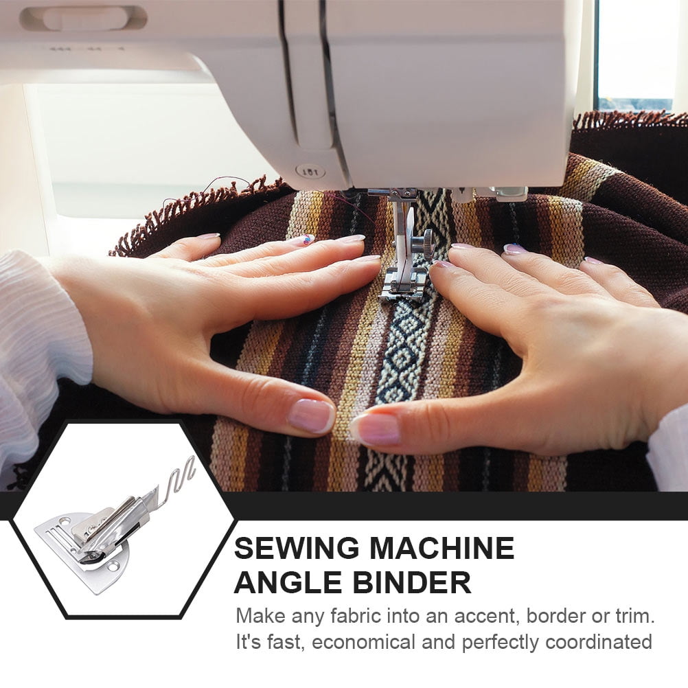 HOOWIFFY Stainless Steel Sewing Machine Binder for Fabric Edge Wrapping, Edge Binding Attachment