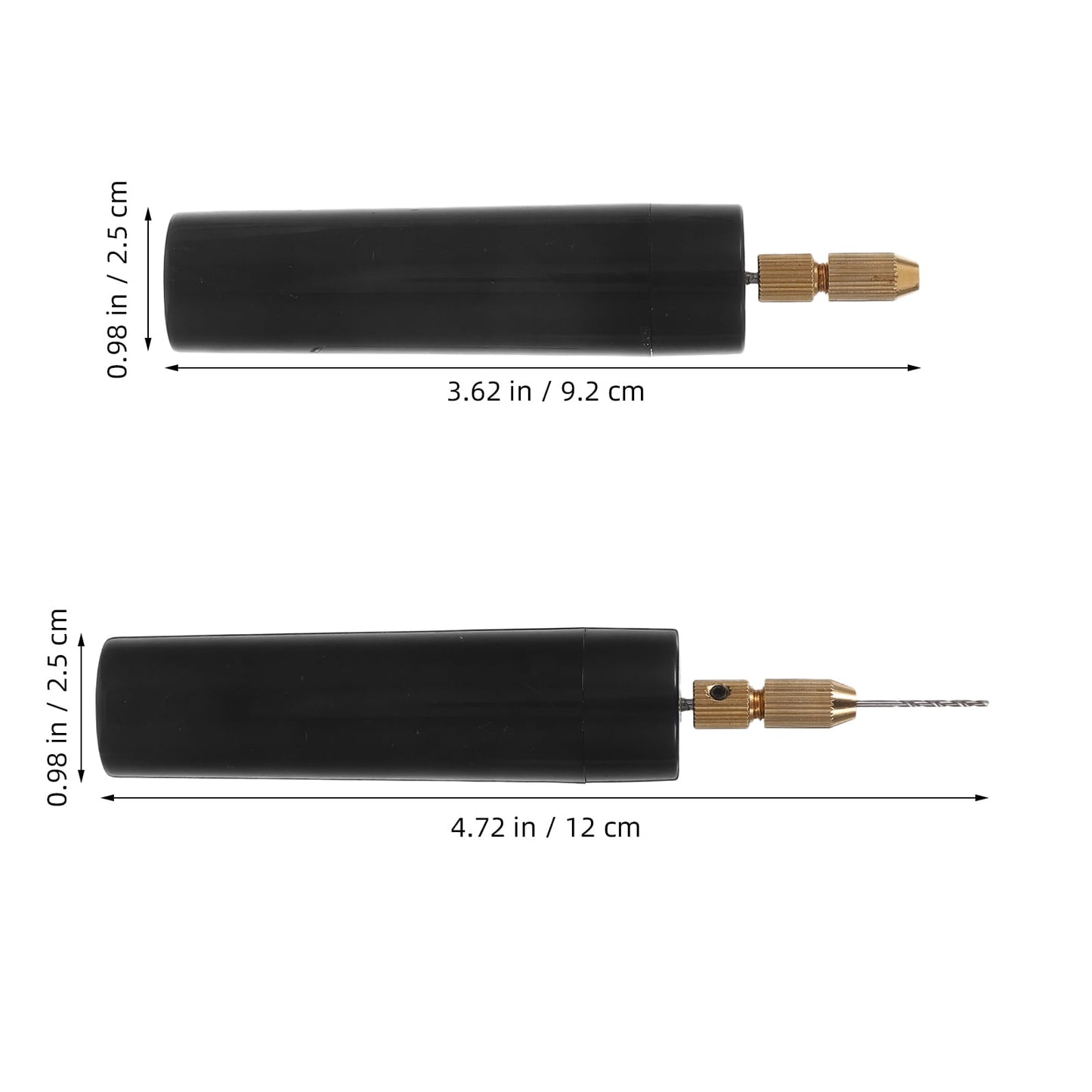 HOOWIFFY Portable USB Handheld Drill with Powerful Motor for Resin Crystal Epoxy and Crafts