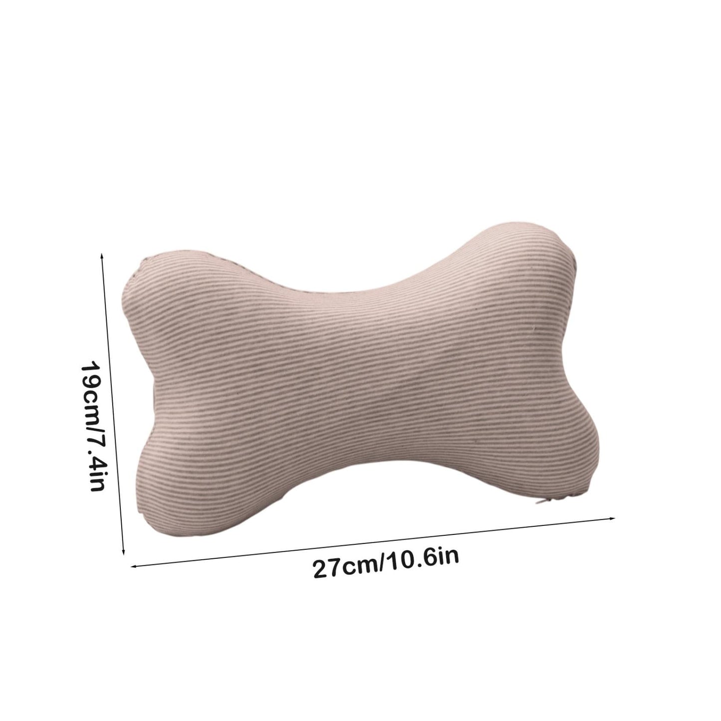 Clearance! Upgraded Dog Bone Shaped Travel Neck Pillows with Washable Removable Cover Memory Foam Car Bus Truck Driving Comfort Head Rest Support 10" A