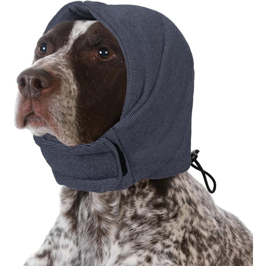 Tingzi Dog Calming Hoodie, No Flap Ear Wraps for Dogs Anxiety Relief