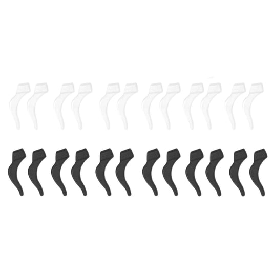 24Pcs Silicone Slip Ear Hook,Eyeglass Retainer,Anti Slip Ear Grips Hooks