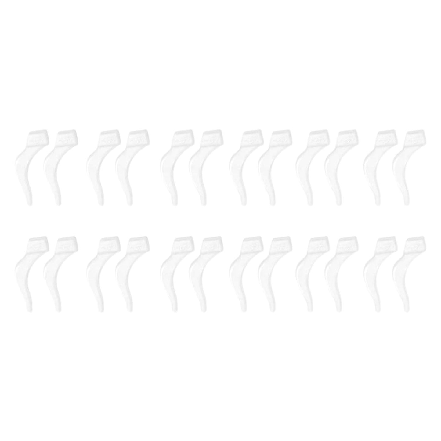 24Pcs Silicone Slip Ear Hook,Eyeglass Retainer,Anti Slip Ear Grips Hooks