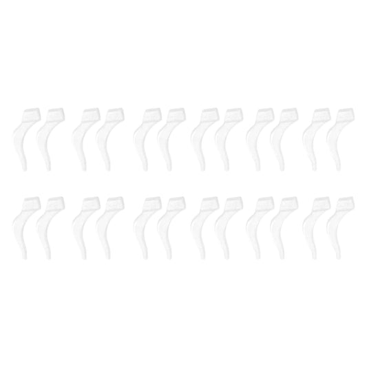 24Pcs Silicone Slip Ear Hook,Eyeglass Retainer,Anti Slip Ear Grips Hooks