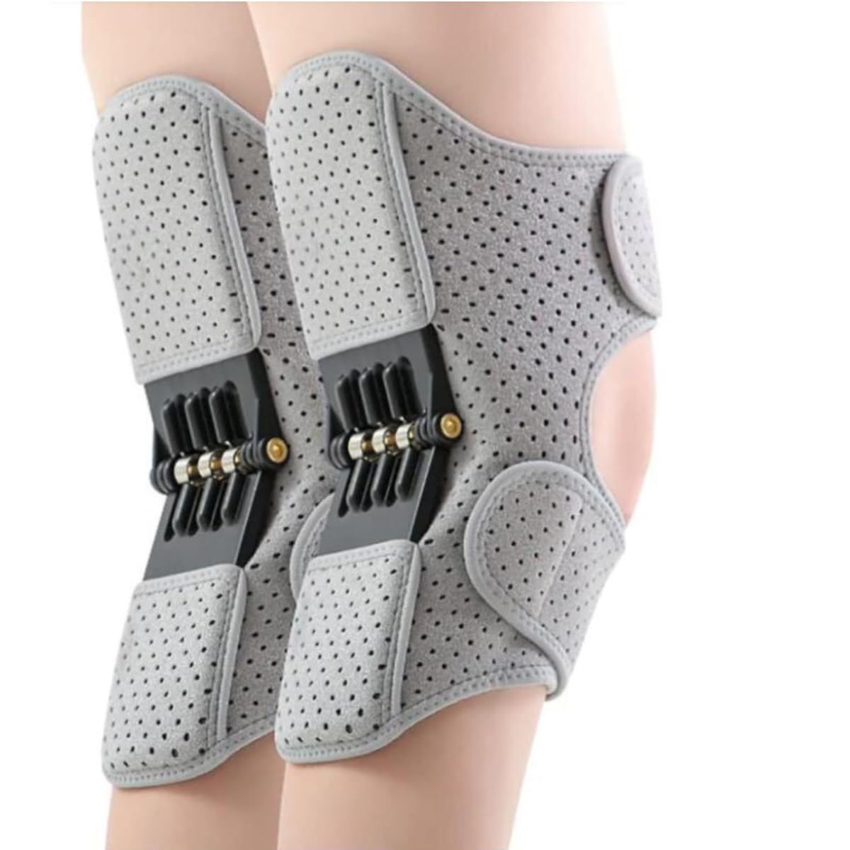 A pair Spring-Powered Knee Support Brace - Boost Joint Assistance