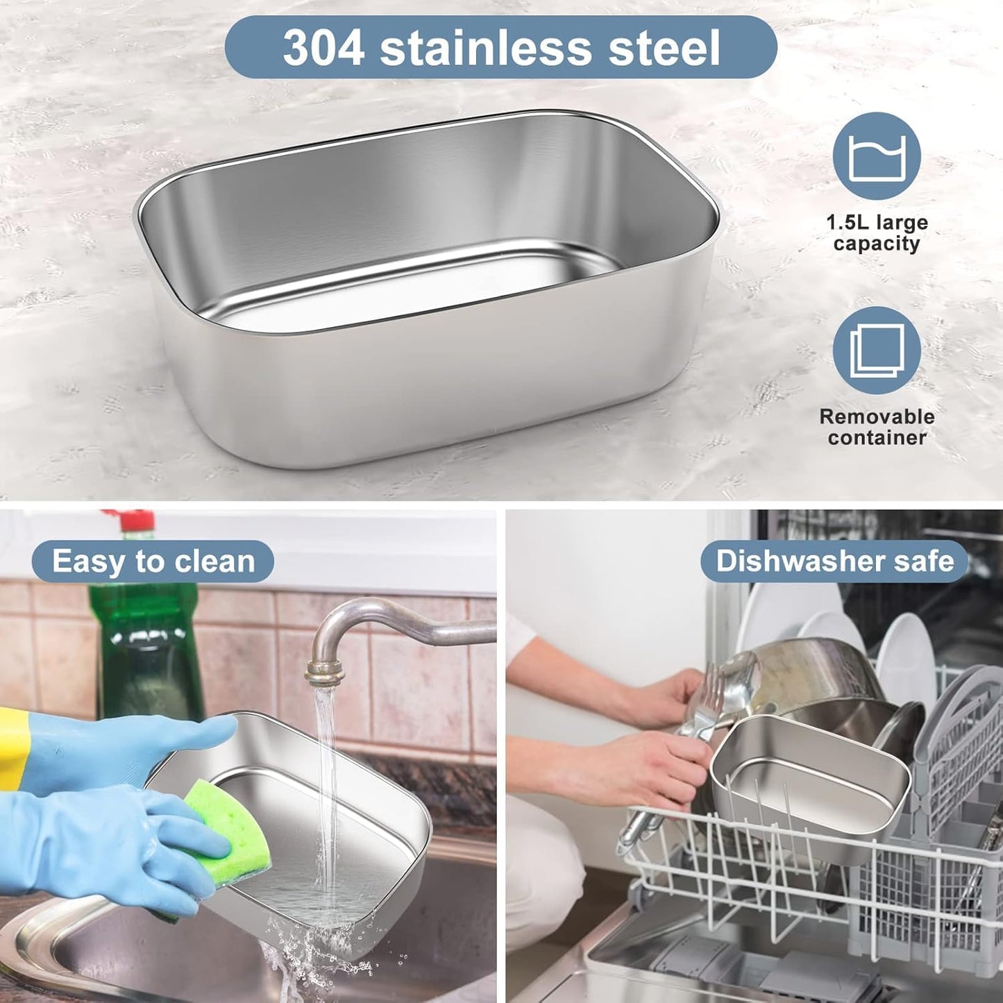 Electric Heated Lunch Box for Men/Women Home 80W Portable