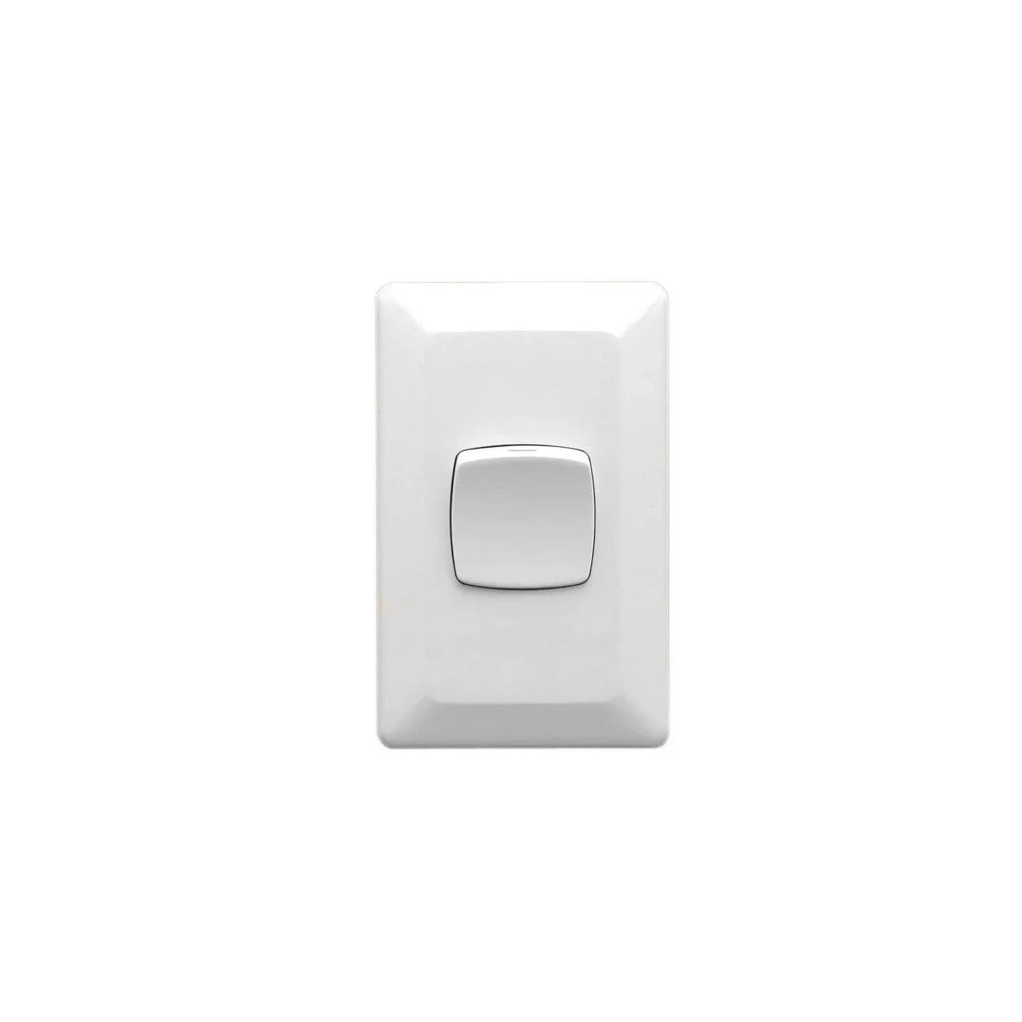 Clipsal Switch Flush Mount Rocker Standard 1 Gang 10A 250V 1 Pole 1/2 Way