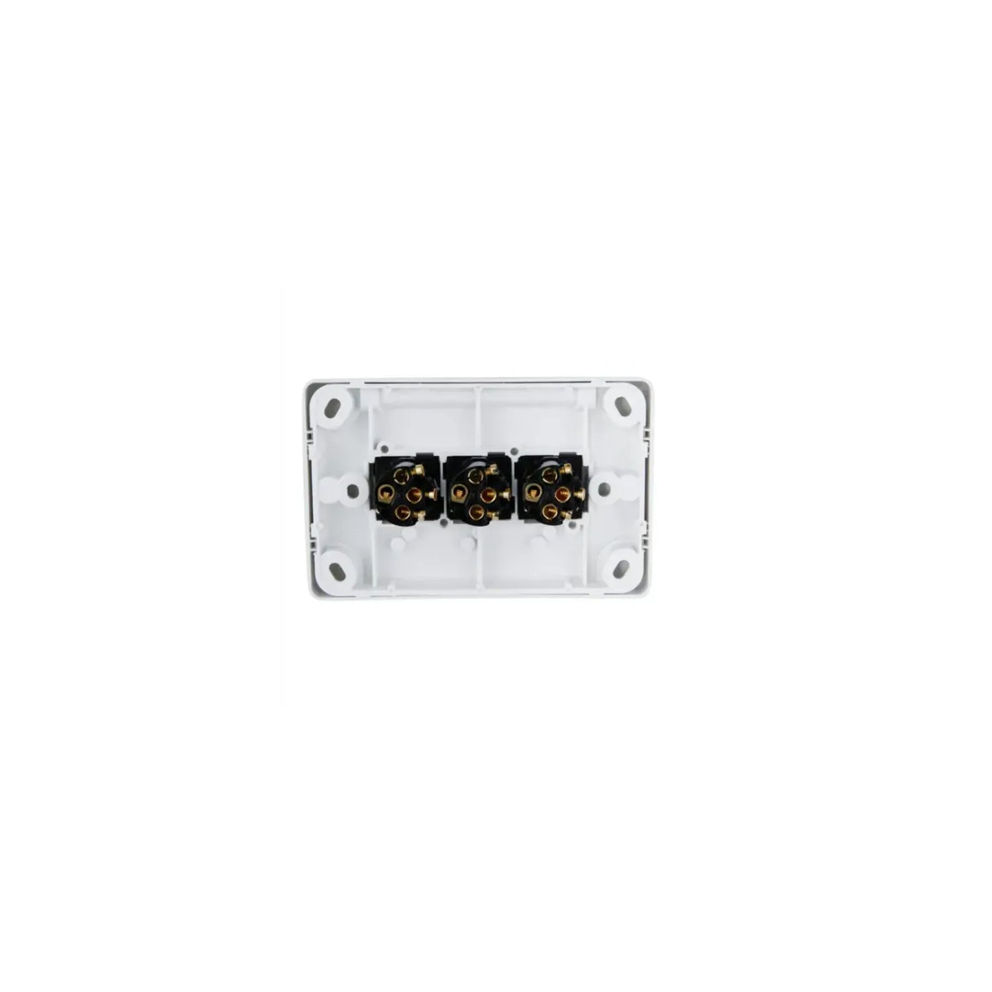 Clipsal Classic C2000 Series Flush Switch 3 Gang, 250VAC, 10A, Standard,