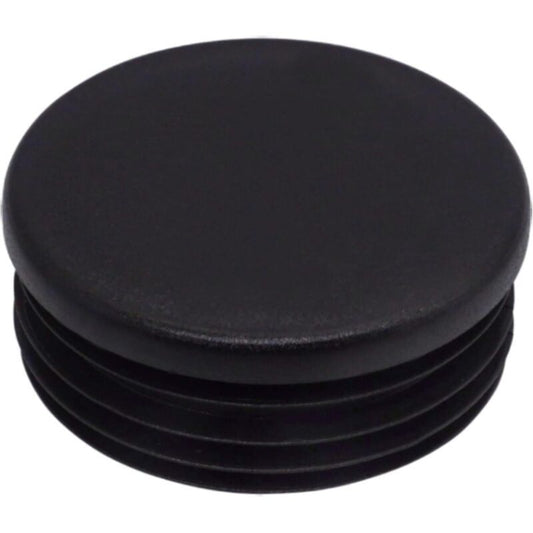 20 Pcs Inserts of Tubes Ronds of Black, RAL 9005, Bouchons of Hose Bouchons of Poteau of Cloture in Plastic, 60 mm