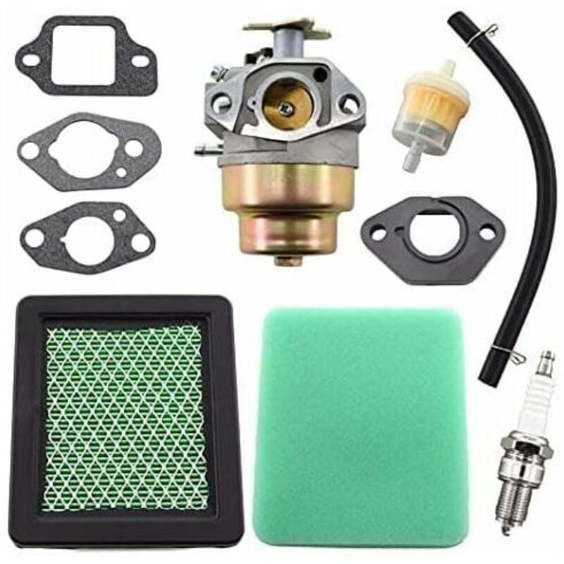 GCV 190 Carburetor with Spark Plug Fuel Line for Honda GCV190 GCv160 Engine