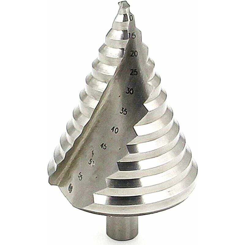 HSS Step Drill Ø 6-60mm - Spiral Large Cone Drill for Metal, Wood, Plastic..DEBUNS