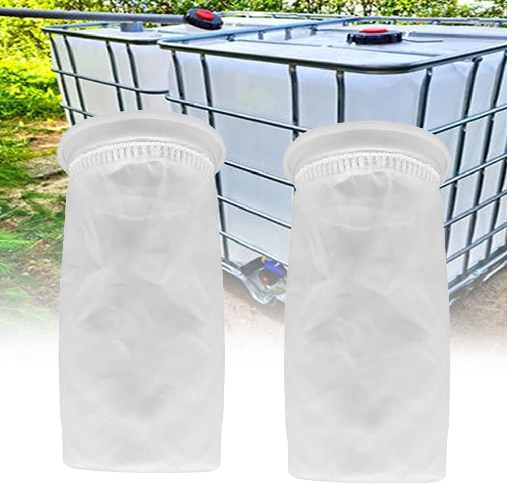 2pcs Nylon IBC Filter, IBC Rainwater Tank Filter Washable IBC Replacement