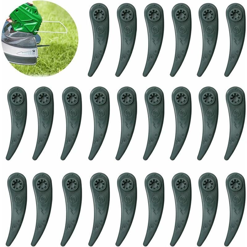 Pack of 24 replacement blades for Bosch Durablade Art 23-18 LI Art 26-18