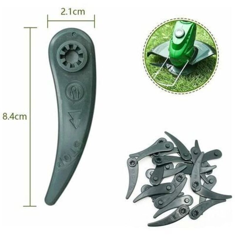 Pack of 24 replacement blades for Bosch Durablade Art 23-18 LI Art 26-18