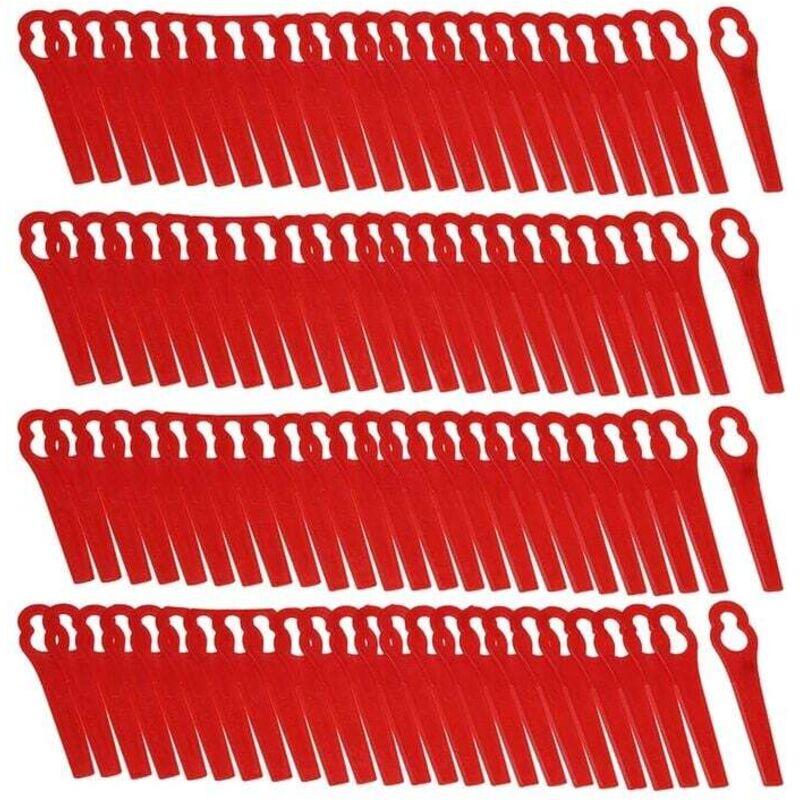 Pack of 100 Replacement Plastic Blades for Florabest LIDL FRTA 20 A1,