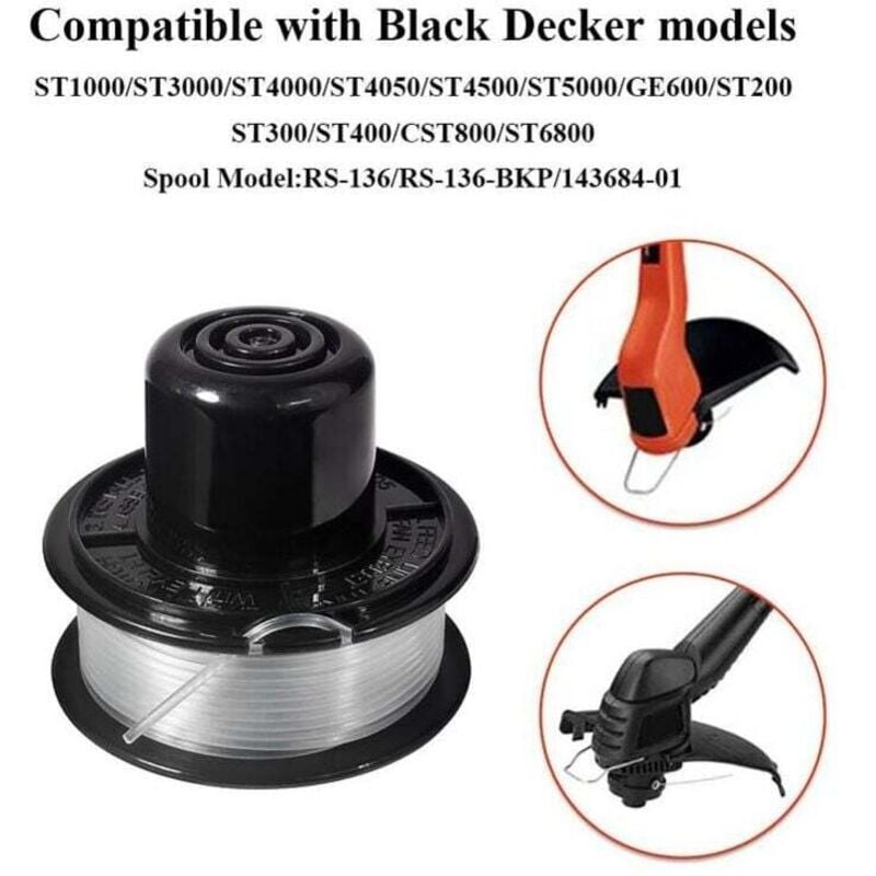 BLACK+DECKER Replacement Spool and Line for GL250/GL310/GL360 Models