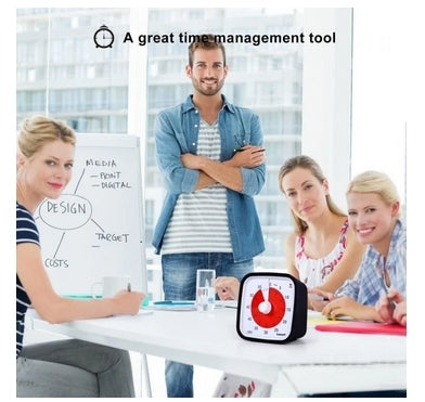 Visual Timer 60min - classroom school for children Black